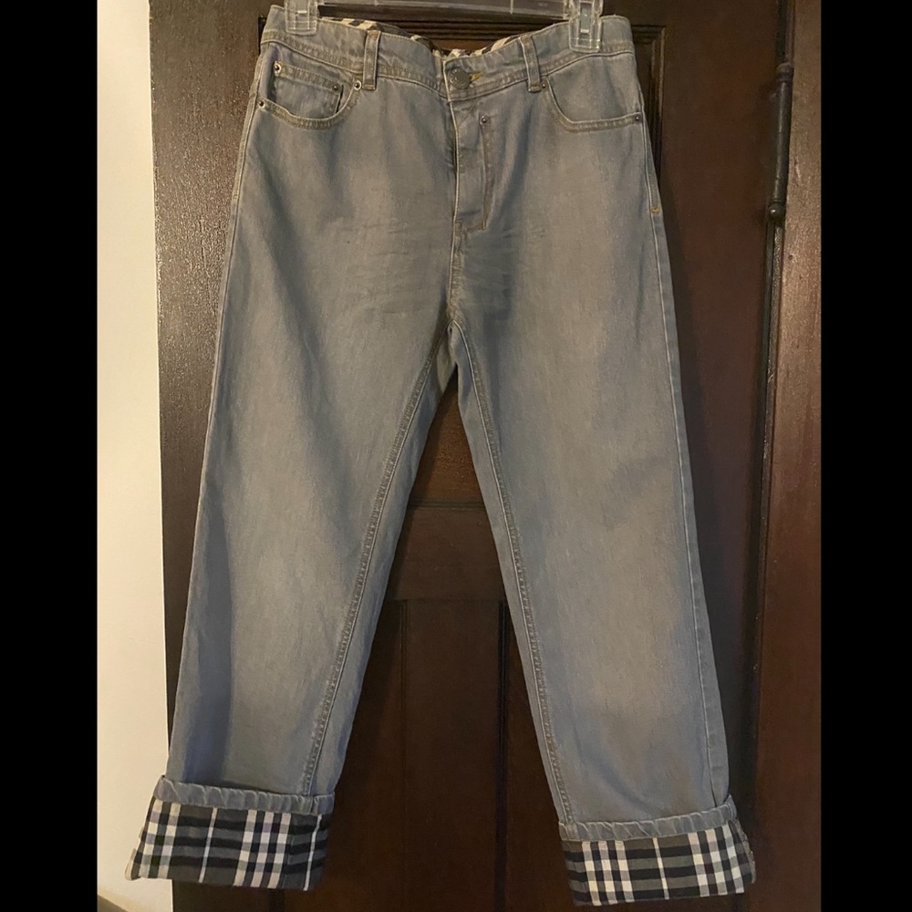 Kids Burberry Capri Pants, Size 12y